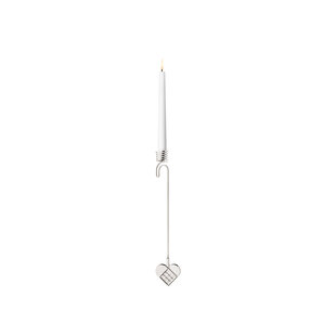 Georg Jensen candleholder 2025 heart silver