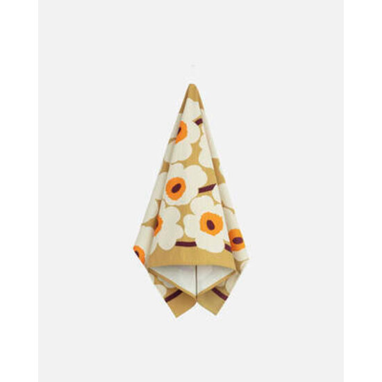 Marimekko marimekko unikko tea towel ocre- orange 47x70 cm