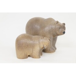 lisa larson bruine beer groot 17 cm.