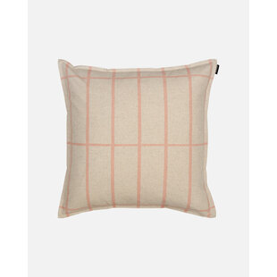 marimekko tiiliskivi cushion cover linen/peach 50 x 50 cm