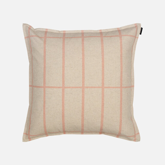 Marimekko marimekko tiiliskivi cushion cover linen/peach 50 x 50 cm