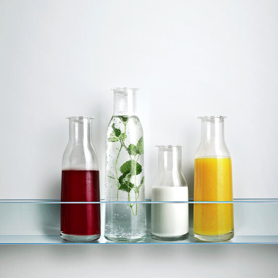 Holmegaard holmegaard minima bottle with lid 1.4 cl. clear