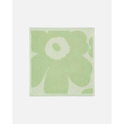 marimekko unikko mini towel  green 30x30 cm