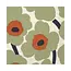 marimekko marimekko unikko cream orange servetten S