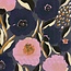 marimekko marimekko rosarium blue rose servetten L