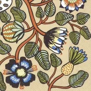 marimekko tiara cream servetten S