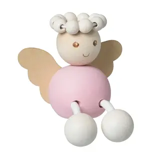 aarikka zittende Engel roze 63mm.