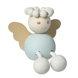 aarikka zittende Engel licht blauw 63mm.