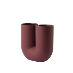 muuto kink vaas deep red