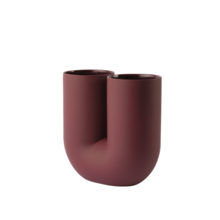 muuto kink vaas deep red