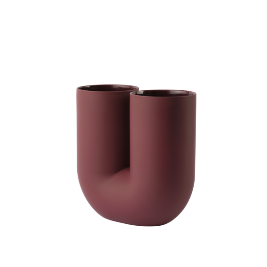 Muuto muuto kink vaas deep red