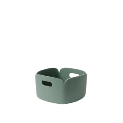 muuto restore basket 28 x28 cm dusty green