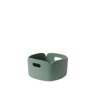 muuto restore basket 28 x28 cm dusty green