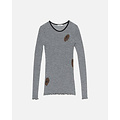 Marimekko marimekko polkka tumma shirt grey wool mt. xs/s