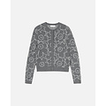 Marimekko marimekko villi pirto unikko mt. M cardigan grey wool