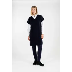 ritva falla kefeus knitted dress navy M