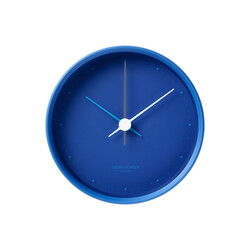 georg jensen henning koppel wall clock 10 cm iconic blue