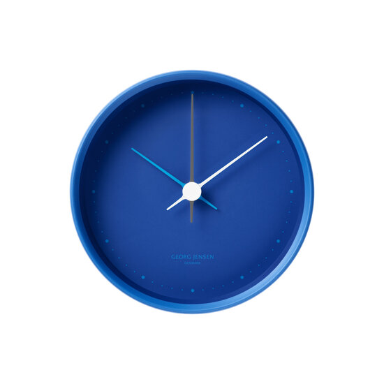 Georg Jensen georg jensen henning koppel wall clock 10 cm iconic blue