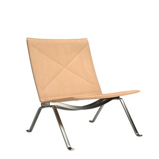 Fritz Hansen PK22 -  ongekleurd aniline leer - limited edition