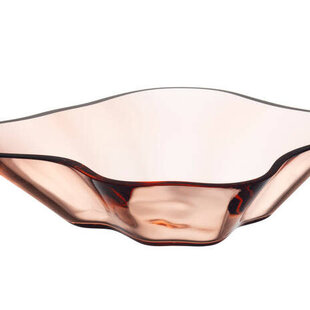 iittala aalto flower bowl 279 x 75 mm rio brown