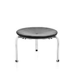 Fritz Hansen PK33 leather Aura black/brown