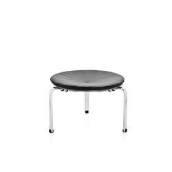 Fritz Hansen PK33 leather Aura black/brown