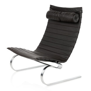 Fritz Hansen PK20  leather Aura black/brown