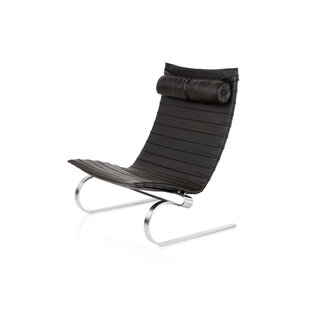 Fritz Hansen PK20  leather Aura black/brown