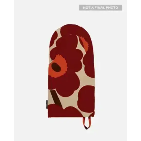 Marimekko marimekko oven glove unikko bordeaux