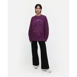 marimekko ruusut vihkiruusu knitted wool pullover L