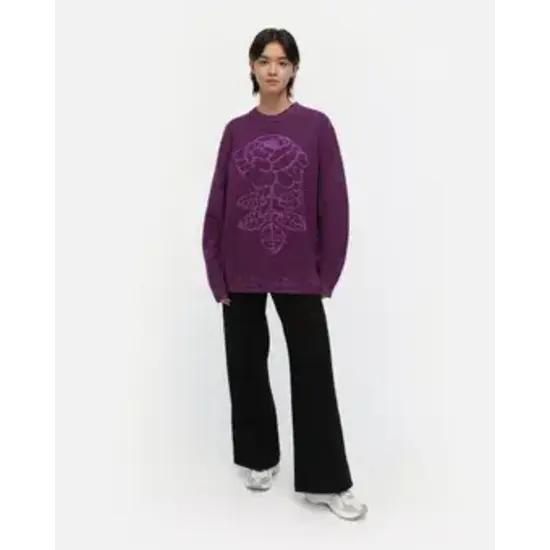 Marimekko marimekko ruusut vihkiruusu knitted wool pullover L