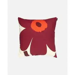 marimekko cushion cover  50 x 50 cm burgundy- orange