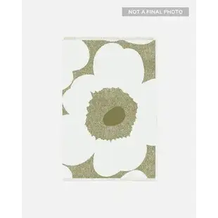 marimekko guest towel  green-brown/ white 32 x 50 cm