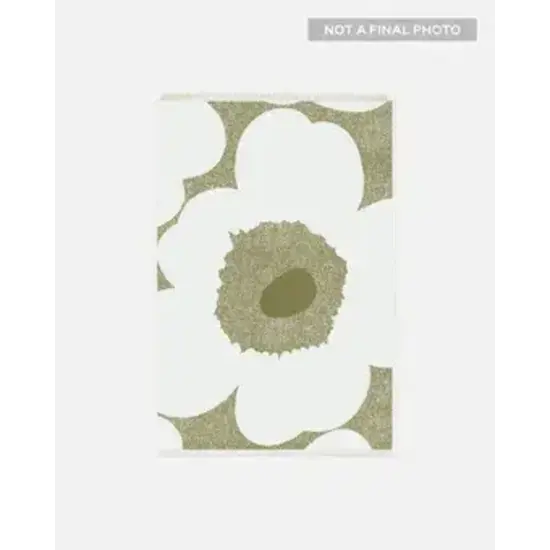 Marimekko marimekko guest towel  green-brown/ white 32 x 50 cm