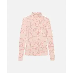 marimekko vilina piirto unikko wool turtleneck shirt M