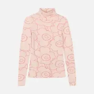 marimekko vilina piirto unikko wool turtleneck shirt M