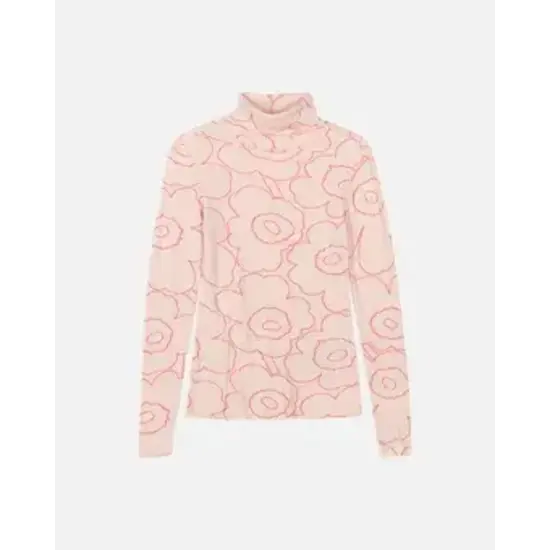 Marimekko marimekko vilina piirto unikko wool turtleneck shirt M