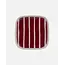 Marimekko marimekko piccolo plate  dark red 10 x 10 cm
