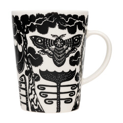 iittala taika mug 0,4L night black and white
