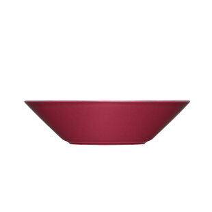 iittala teema plate deep 21 cm cherry