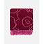 marimekko marimekko pirto unikko throw wool 130 x 170 cm pink- burgundy