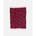 Marimekko marimekko pirto unikko throw wool 130 x 170 cm pink- burgundy