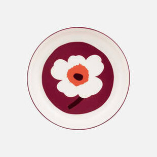 marimekko unikko plate deep 20.5 cm