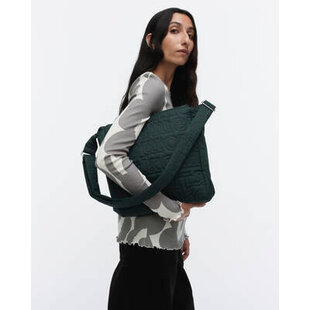 marimekko joy crossbody  bag M logo green