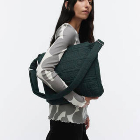 Marimekko marimekko joy crossbody  bag M logo green
