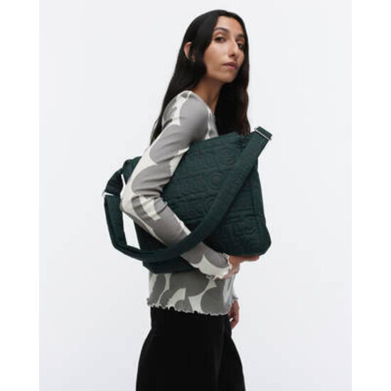 Marimekko marimekko joy crossbody  bag M logo green