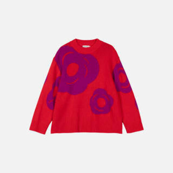 Marimekko marimekko kartakter tumma wool sweater mt. M