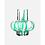 Marimekko marimekko umpu vase clear/green