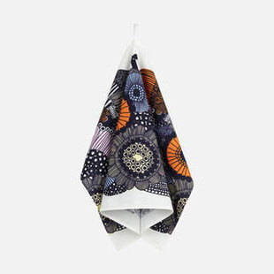 marimekko sirtolpuutarha tea towel 47x 70