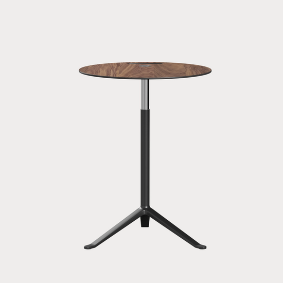 Fritz Hansen Little Friend walnoot/zwart (hoogte verstelbaar)